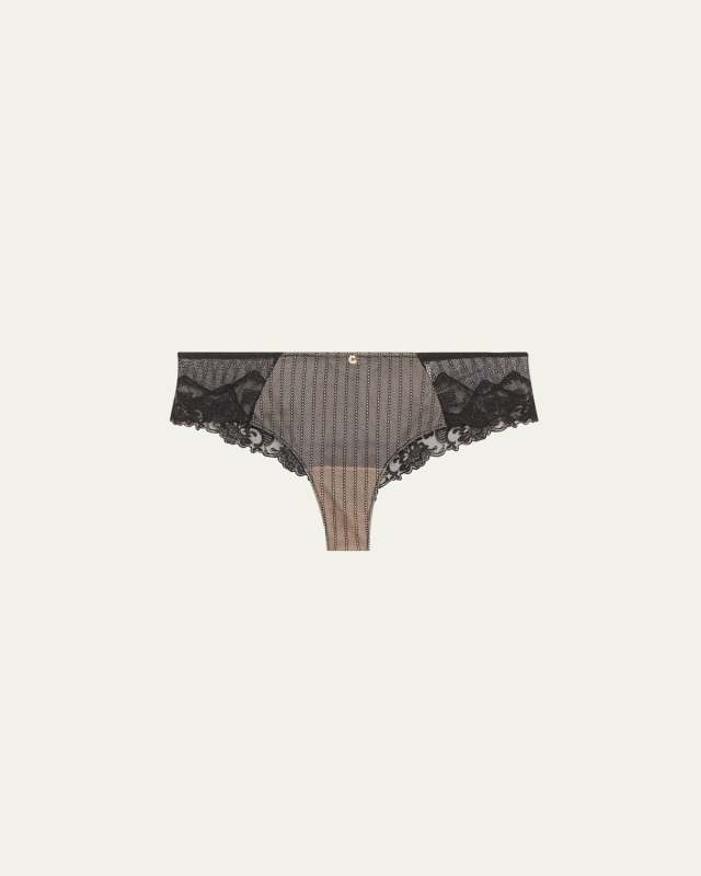Cabaret Savage Embroidered Lace Hipster Briefs